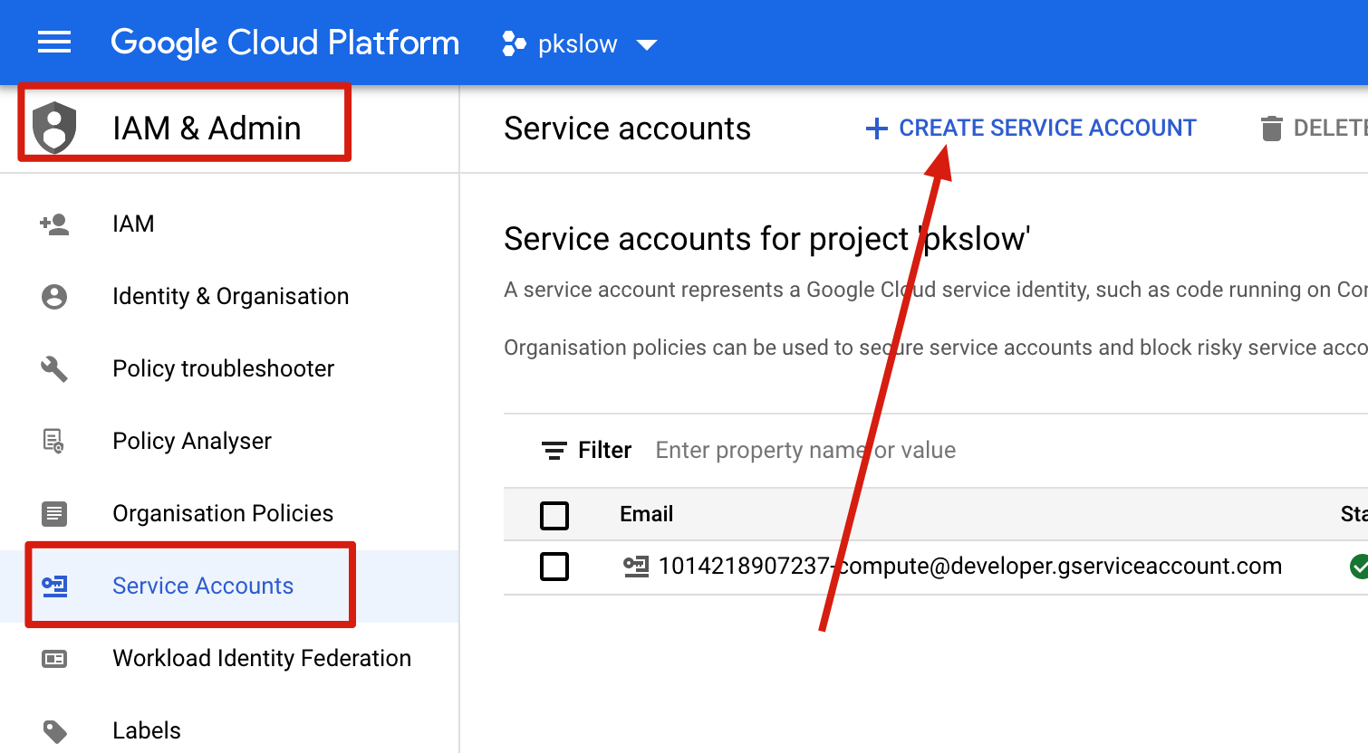 How to initiate the GCP project and use gcloud to access