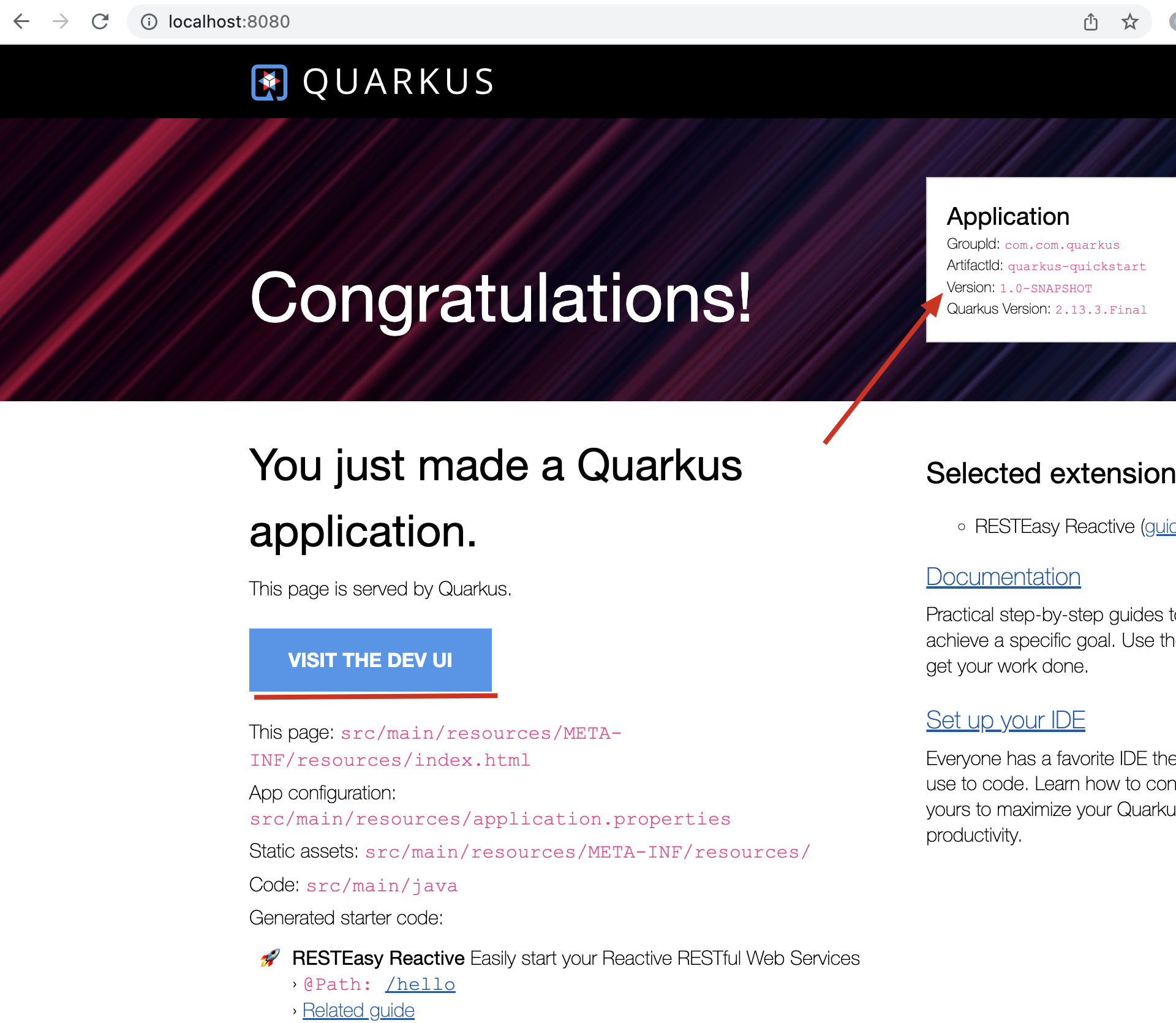 Quarkus入门体验，22ms启动一个Web服务